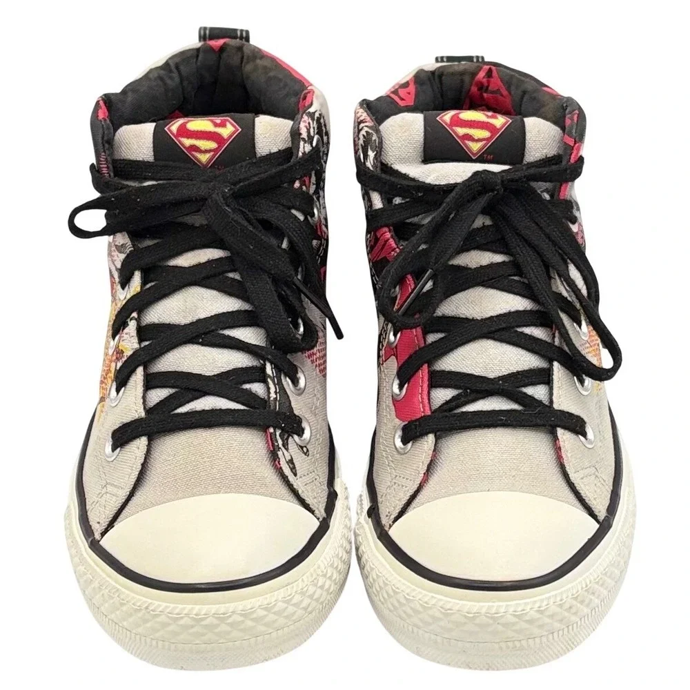 Converse Superman Chuck Taylor All Star High‎ Tops Men's Size 8 Rare - Picture 6 of 8